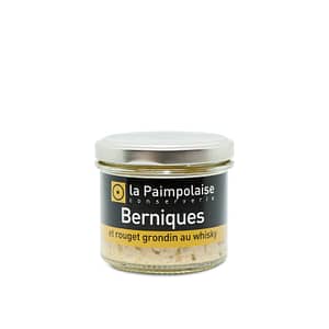 Berniques et rouget grondin au whisky