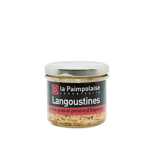 Langoustines au foie gras de canard et piment d'espelette