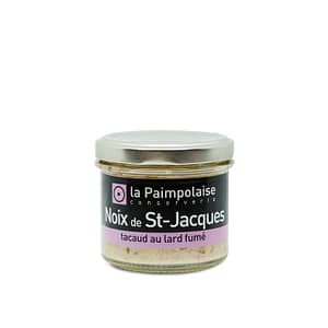 Noix de St-Jacques, tacaud et lard fumé