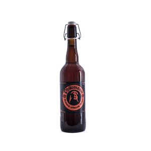 Bière rousse bretonne de la brasserie Philomenn à Tréguier en Bretagne.