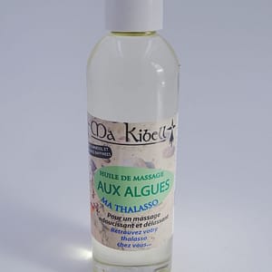 Huile de massage aux algues de Bretagne