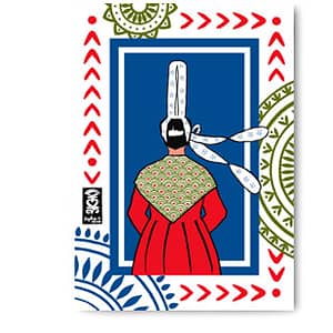 Bretonne robe rouge