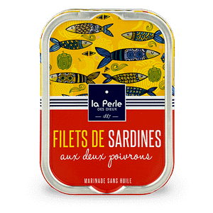 Boite de filets de sardines aux deux poivrons