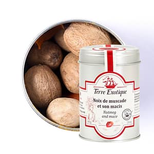 Noix de muscade entière de la marque Terre Exotique.